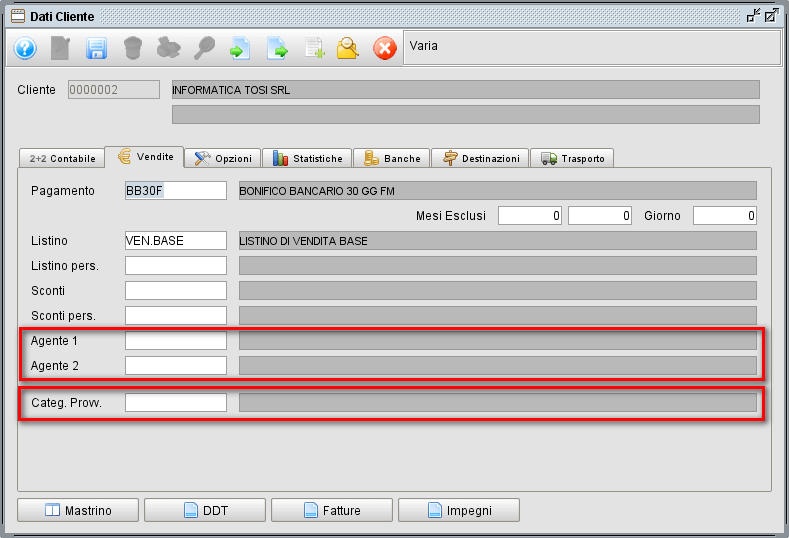 agenti 1 » Manuale Software gestionale Atlantis Evo anagrafica cliente - agenti e provvigioni - gestionale Atlantis Evo
