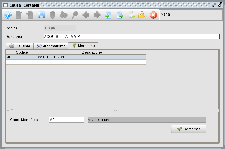 causali contabili 2 » Manuale Software gestionale Atlantis Evo scheda causali contabili-2 - gestionale Atlantis Evo