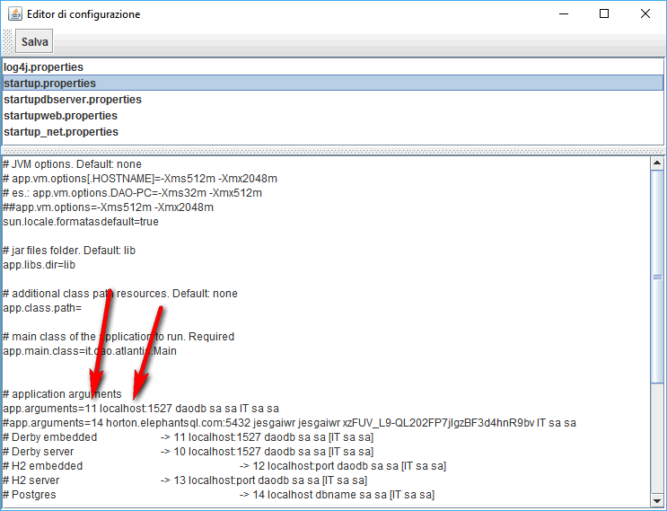 config 1 » Manuale Software gestionale Atlantis Evo editor di configurazione - software gestionale Atlantis Evo