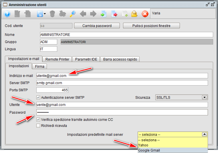 invio email da account gmail 1 » Manuale Software gestionale Atlantis Evo invio email da account gmail-1 gestionale Atlantis Evo