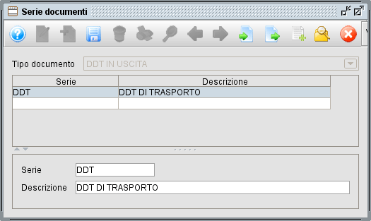 serie documenti - gestionale Atlantis Evo