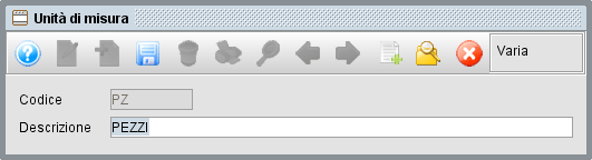 unità di misura - software gestionale Atlantis Evo