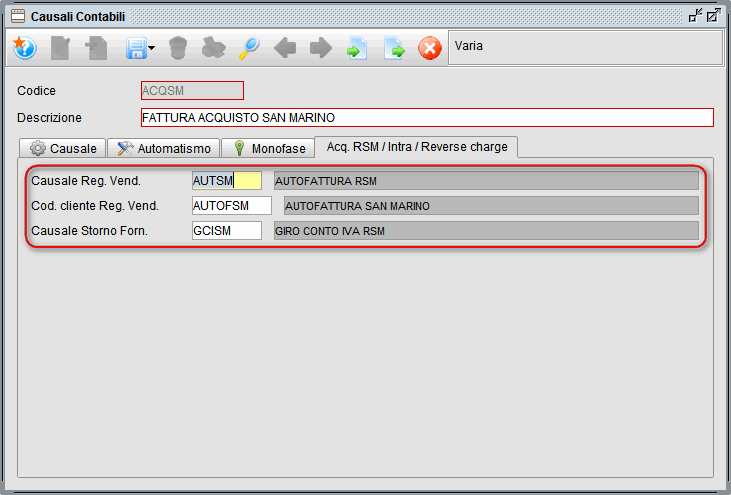 acq rsm 3 » Manuale Software gestionale Atlantis Evo causale contabile fattura acquisto san marino-2 - software gestionale Atlantis Evo