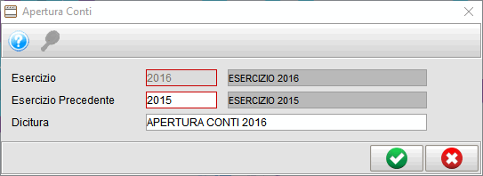 Apertura conti | programma gestionale Atlantis Evo