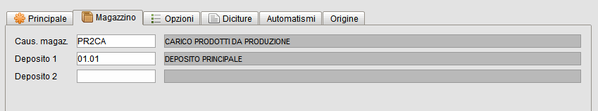 db 13 » Manuale Software gestionale Atlantis Evo Causale magazzino - carico da produzione 2- programma gestionale Atlantis Evo