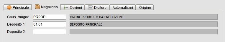 db 21 » Manuale Software gestionale Atlantis Evo Causale magazzino - ordine di produzione1- programma gestionale Atlantis Evo