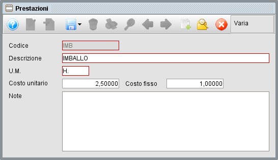 db 4 » Manuale Software gestionale Atlantis Evo anagrafica prestazioni della distinta base - software gestionale Atlantis Evo
