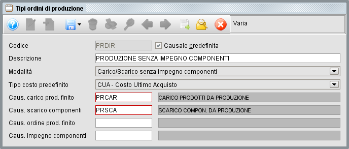 db 5 » Manuale Software gestionale Atlantis Evo tipi ordini di produzione1 - programma gestionale Atlantis Evo