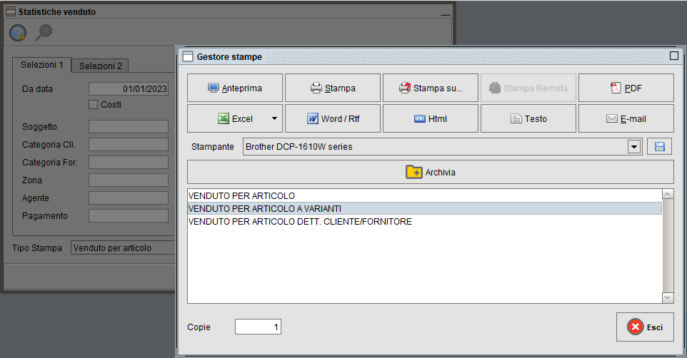 Pasted 30 » Manuale Software gestionale Atlantis Evo