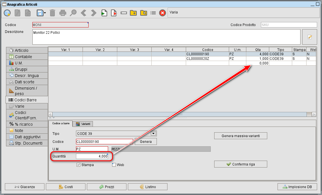 Pasted 63 » Manuale Software gestionale Atlantis Evo