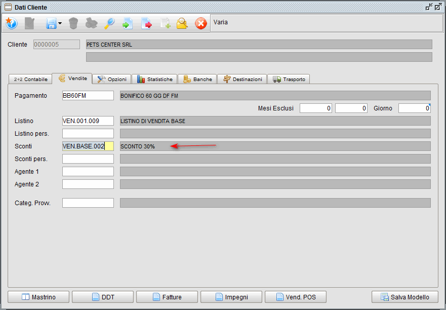 Classi di sconto 3 » Manuale Software gestionale Atlantis Evo Classi sconti 3 - Software gestionale Atlantis Evo