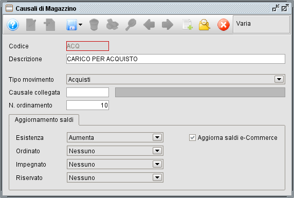 causali magazzino » Manuale Software gestionale Atlantis Evo Causali magazzino - Software gestionale Atlantis Evo