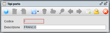 tipi porto » Manuale Software gestionale Atlantis Evo Anagrafica Tipi porto - Gestionale Atlantis Evo