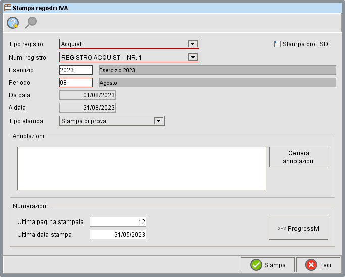 Pasted » Manuale Software gestionale Atlantis Evo Stampa registri IVA - gestionale Atlantis Evo