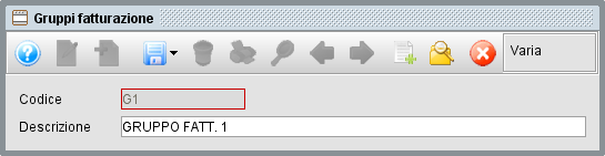 Gruppi fatturazione - gestionale Atlantis Evo