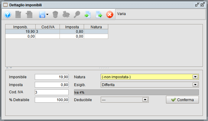 spesometro dettaglio documento » Manuale Software gestionale Atlantis Evo Dettaglio documento - gestionale Atlantis Evo