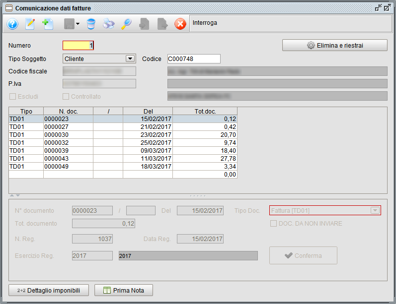 spesometro dettaglio soggetto » Manuale Software gestionale Atlantis Evo Dettaglio documenti cliente/fornitore - gestionale Atlantis Evo