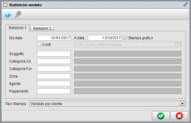 Statistiche vendite con il software gestionale Atlantis Evo