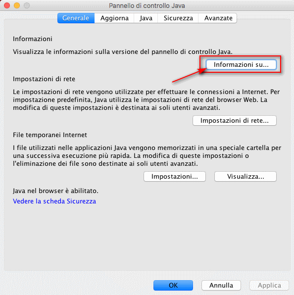 verificare versione java 4