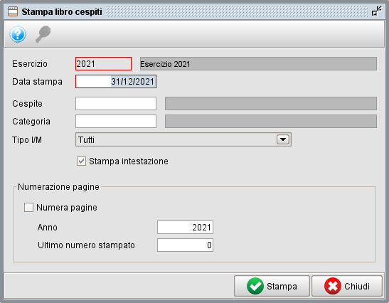 libro cesp 1 » Manuale Software gestionale Atlantis Evo Gestione cespiti - stampa libro cespiti