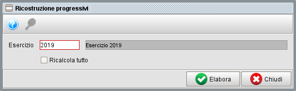 ricostruzione progr 1 » Manuale Software gestionale Atlantis Evo Gestione cespiti - ricostruzione progressivi