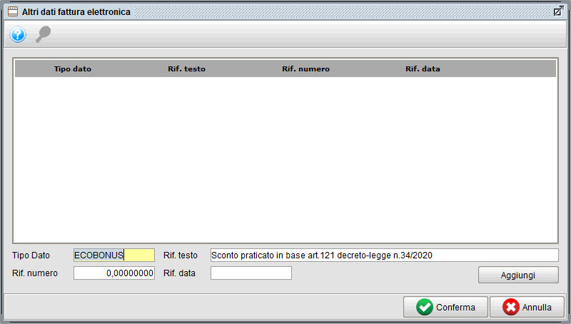 sconto fattura art121 righe 2 » Manuale Software gestionale Atlantis Evo sconto fattura art121 righe 2 » Manuale Software gestionale Atlantis Evo
