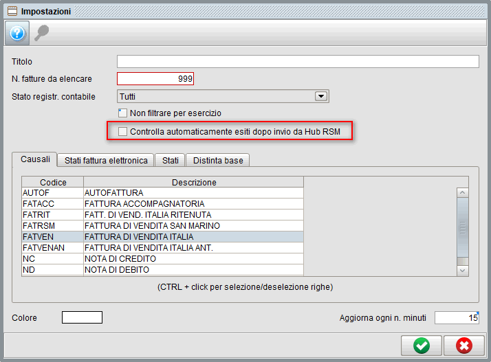 gadget fatture rsm » Manuale Software gestionale Atlantis Evo