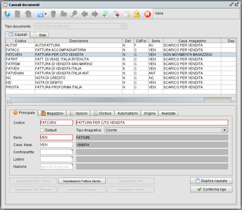 conto vendita causale fatt 1 » Manuale Software gestionale Atlantis Evo Fattura conto vendita - Causale fattura 1