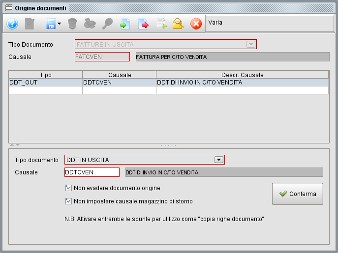 conto vendita causale fatt 3 » Manuale Software gestionale Atlantis Evo Fattura conto vendita - Causale fattura 3