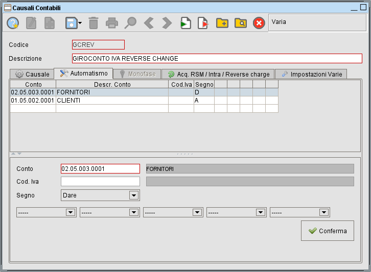 Giriconto per storno fornitore cliente parte automatismo » Manuale Software gestionale Atlantis Evo Giriconto per storno fornitore cliente parte automatismo » Manuale Software gestionale Atlantis Evo