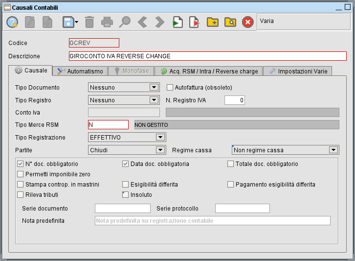 Giriconto per storno fornitore cliente » Manuale Software gestionale Atlantis Evo Giriconto per storno fornitore - cliente