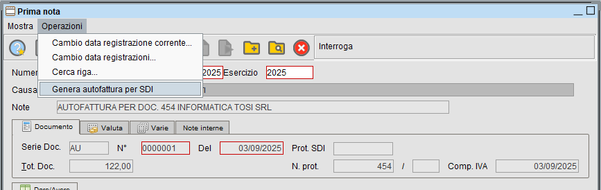 Menu autofattura sdi » Manuale Software gestionale Atlantis Evo Menu autofattura sdi » Manuale Software gestionale Atlantis Evo