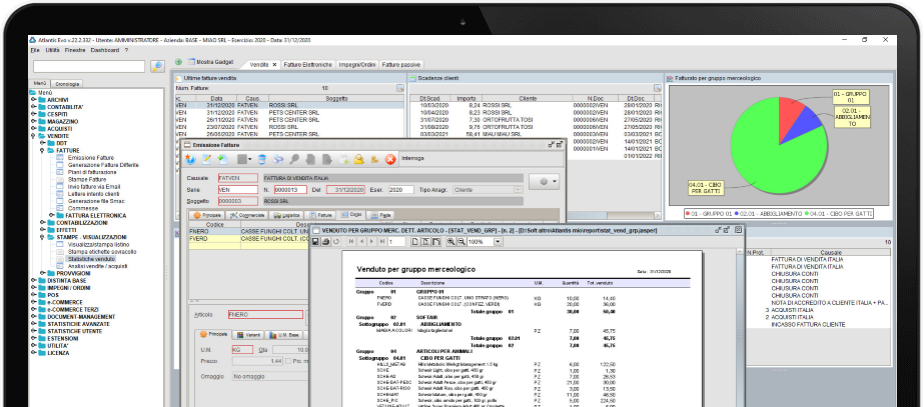 software contabilità aziendale Atlantis Evo